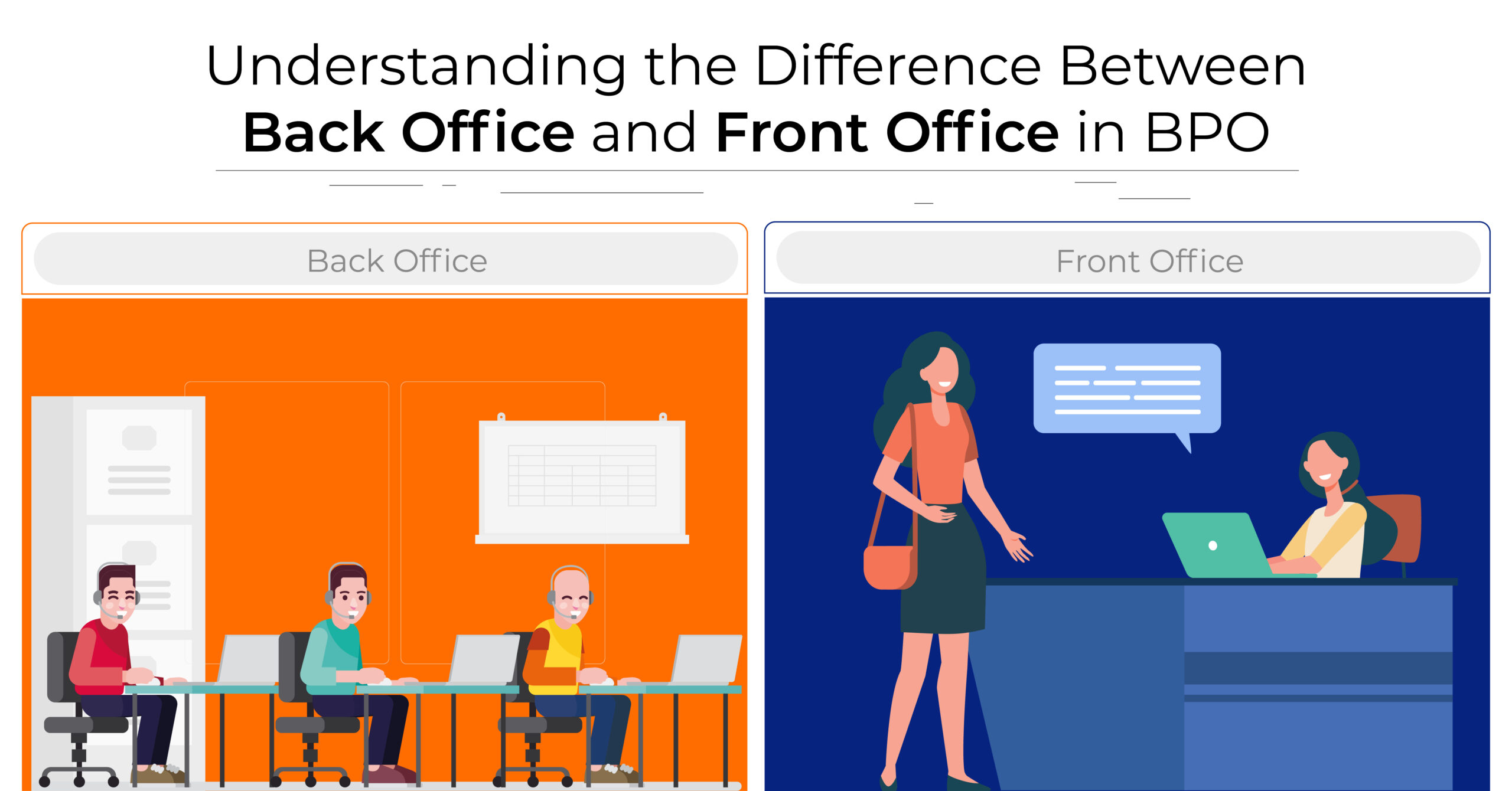 Front vs Back Office: Business Process Outsourcing Examples
